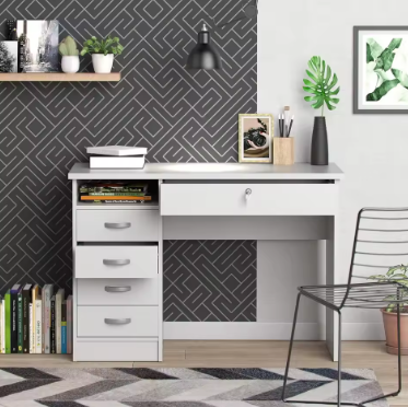 Walden Desk with 5 Drawers