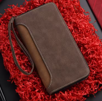 Men'S Wallet Long Fashion Multiple Card Slots Men'S Wallet Slim Long Thin Mens Luxury Wallet Designer Wallet Men With Coins Bag