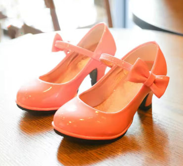 2024 New Girls Leather Shoes Autumn Bowtie Sandals 2019 New Children Shoes High Heels Princess Sweet Sandals For Girls