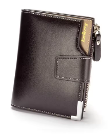HUMERPAUL Genuine Leather Men's Wallet Fashion Quality Travel Purse Rfid Protect Credit Card Holder Wollst for Men with Chain