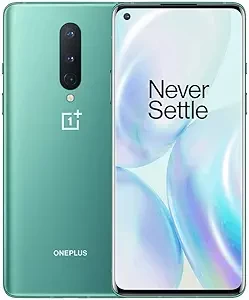 OnePlus 8 Glacial Green,​ 5G Unlocked Android Smartphone U.S Version, 8GB RAM+128GB Storage, 90Hz Fluid Display,Triple Camera, with Alexa Built-in,