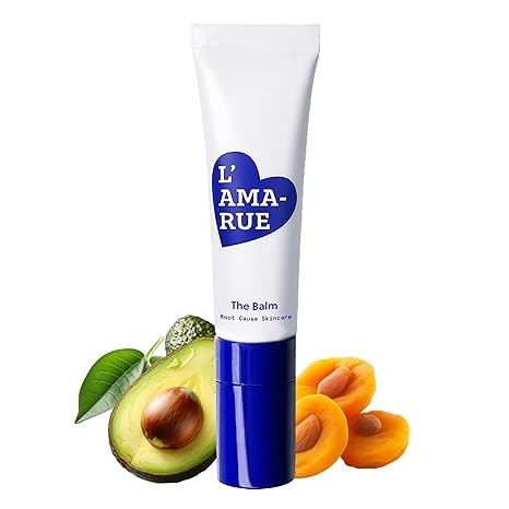 L'AMARUE Lip Repair Balm - 0.33 fl oz: Intensive Repair for Dry, Cracked, Aging Lips | Hydrating, Moisturizing & Soothing | Chapped Lips & Helps in Eczema | Vegan, Fragrance-Free, Soothing Lip Balm