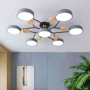 LED Chandelier with 3 Different Colors Suitable for Living Room Bedroom Hotel apartment Study Home Decoration Indoor Lighting
