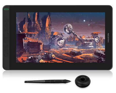HUION Kamvas 13 Graphic Tablet Monitor 120%sRGB Battery-Free Pen Display Drawing Monitor 8192 Levels Pen with Express Keys Gamut