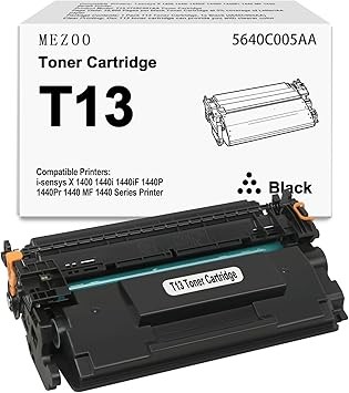 T13 Toner Cartridge Black High Yield Replacement for T13 5640C005AA Toner for i-sensys X 1400 1440i 1440iF 1440P 1440Pr 1440 MF 1440 Series Printer (1 Pack)