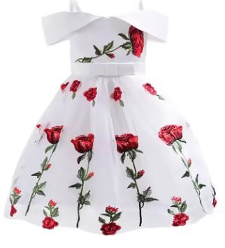 Summer Flower Girl Dresses for Weddings Formal Party Dress for Kids Girl Sleeveless Children Girls Party Dress 3-10 Years