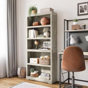 5-Shelf Bookcase, Bookshelves Floor Standing Display Storage Shelves 68 in Tall Bookcase Home Decor Furniture for Home Office
