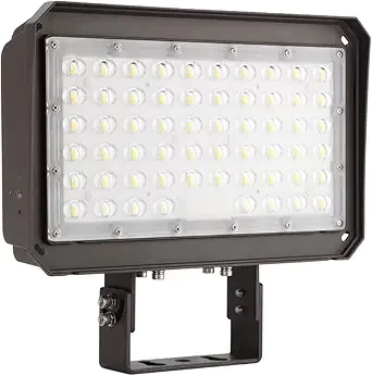 200W LED Flood Light with Dusk-to-Dawn Photocell, 200W/150W/100W Adjustable Super Bright 26000lm 5000K 100-277V IP65 Waterproof, Trunnion Mount LED Parking Lot Light, ETL Listed